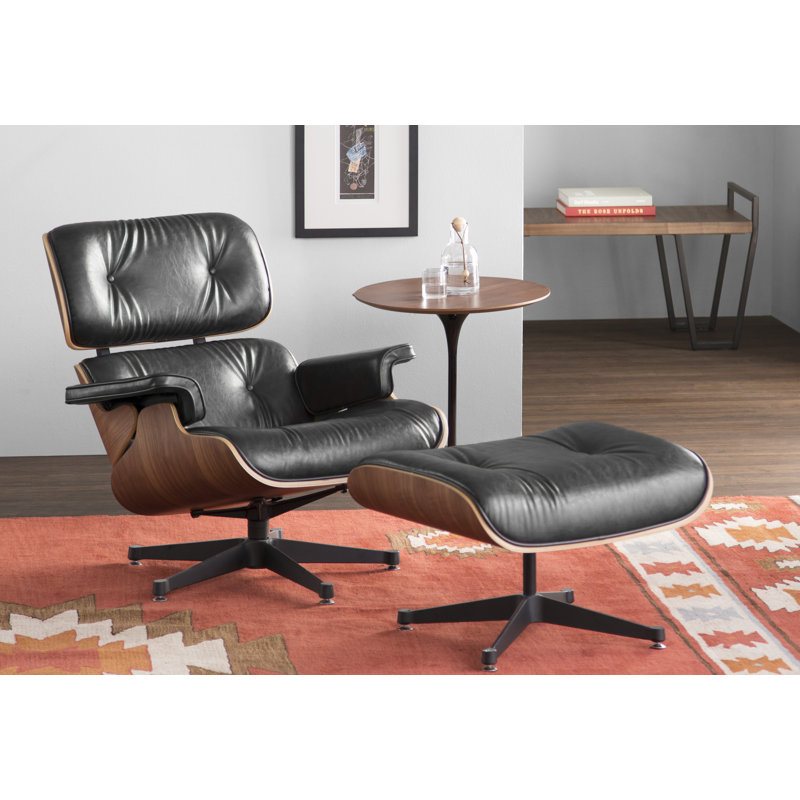 Hamilton Swivel Lounge Chair and Ottoman & Reviews AllModern